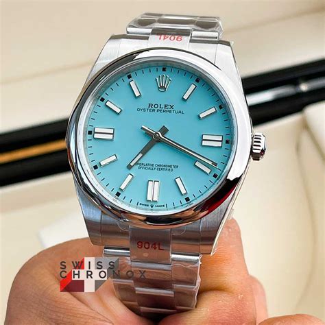 rolex oyster perpetual turquoise 41